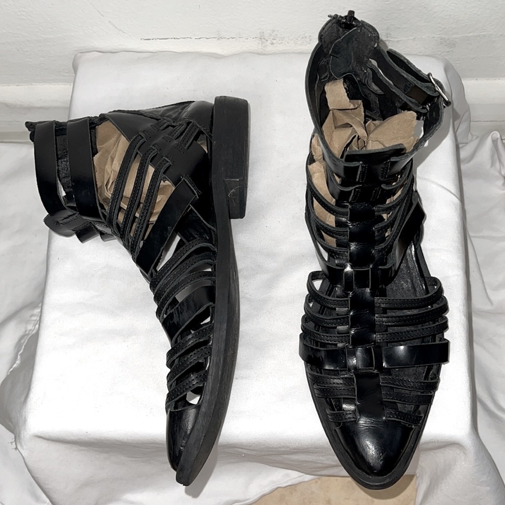 ❌SOLD❌ Rare Topshop Gladiator Wrap Ankle Buckle Shoe
